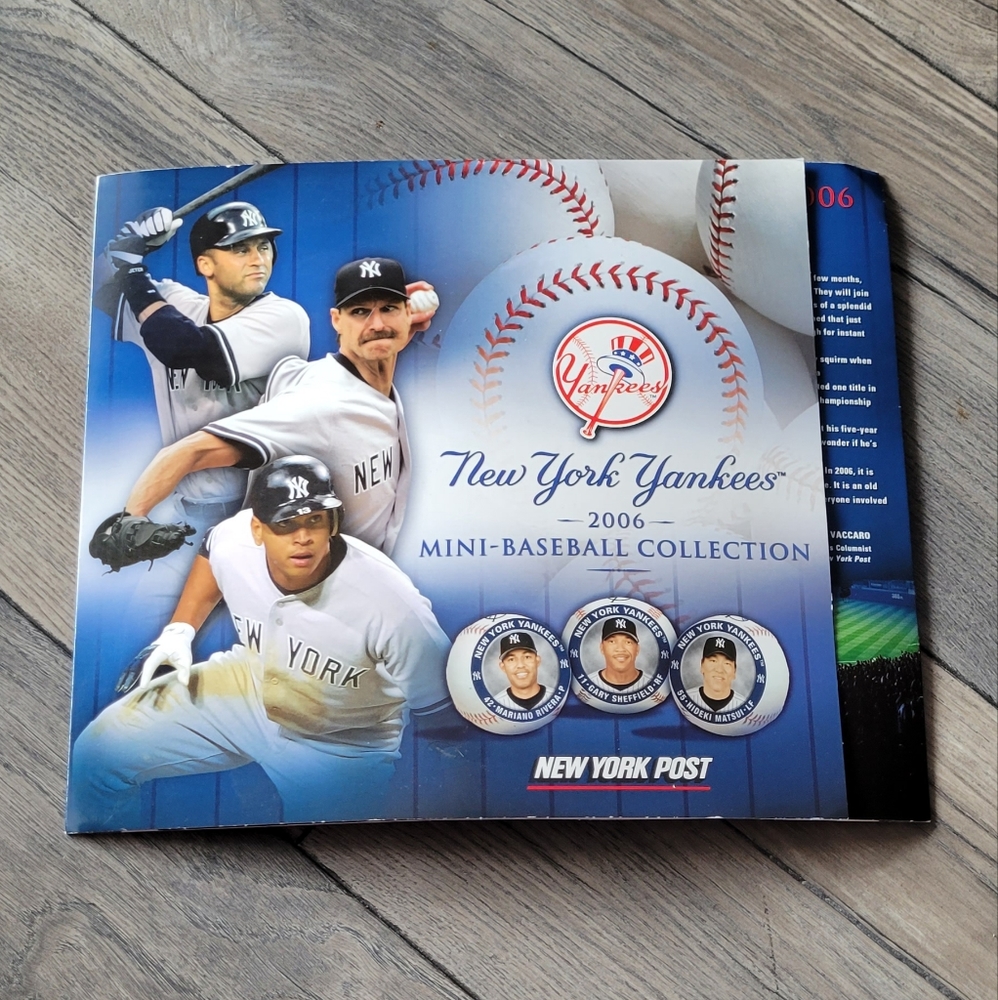 NY Yankees 2006 Mini Baseball Collection